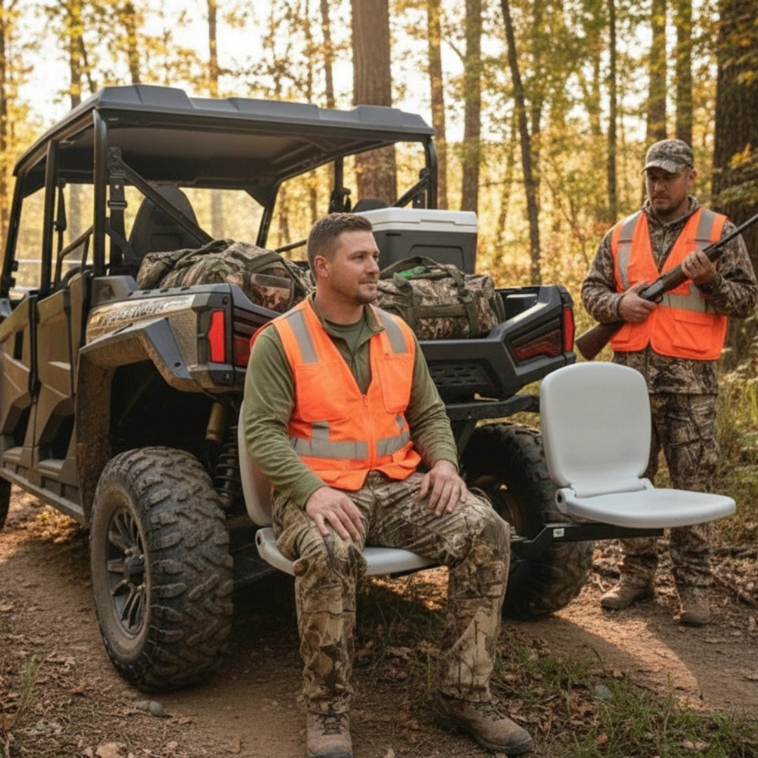 Tailbreaker: Hitch Mounted - 360° Dual Seating System