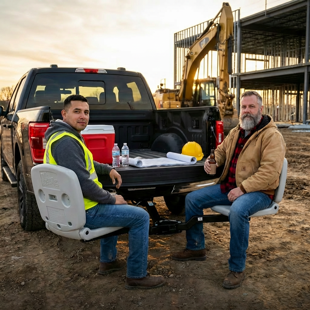 Tailbreaker: Hitch Mounted - 360° Dual Seating System