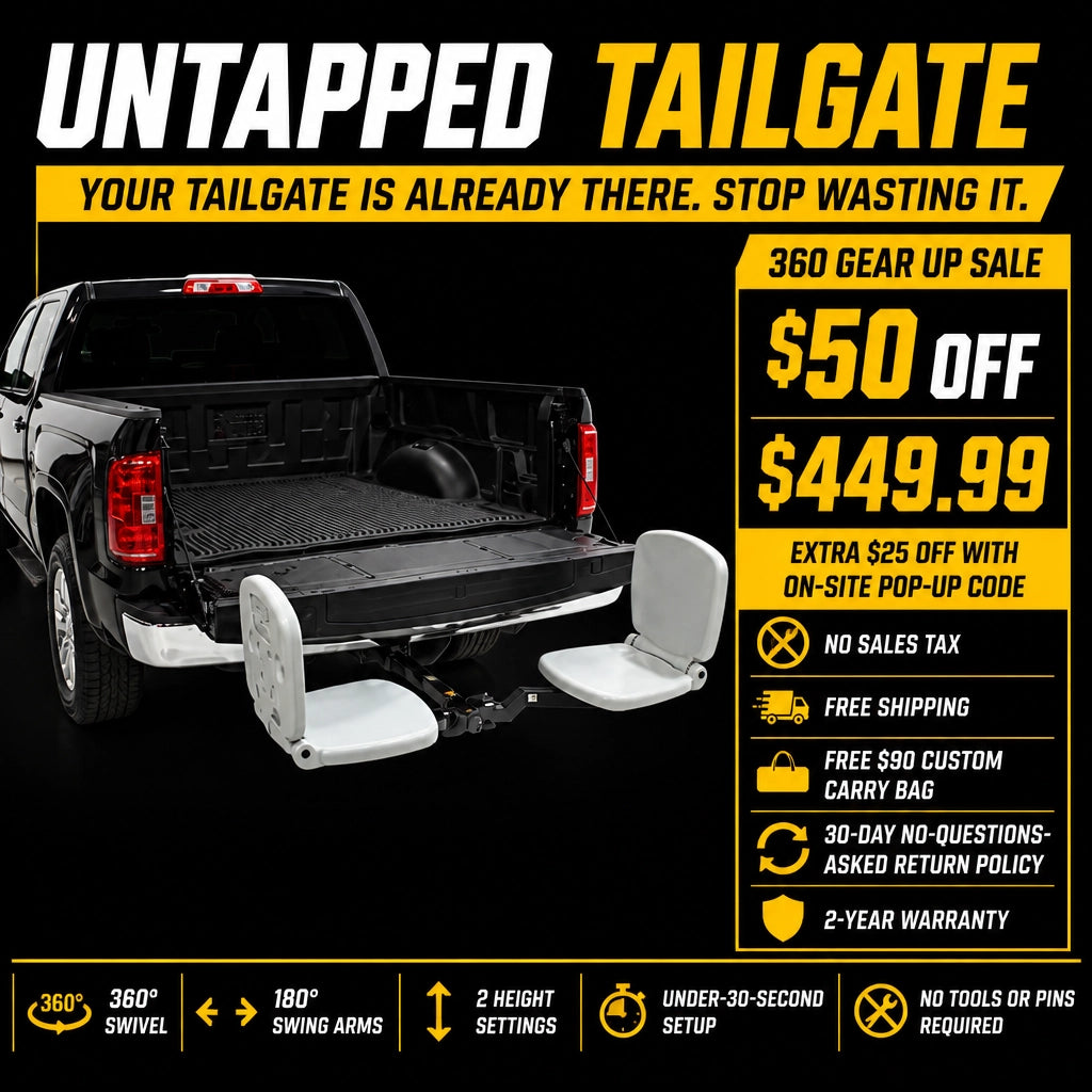 Tailbreaker® 360° / 180° Dual Hitch Seating System