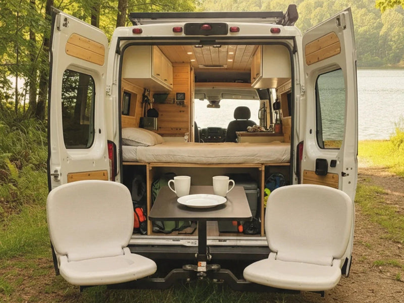 Tailbreaker deployed as mobile workstation with laptop and plans