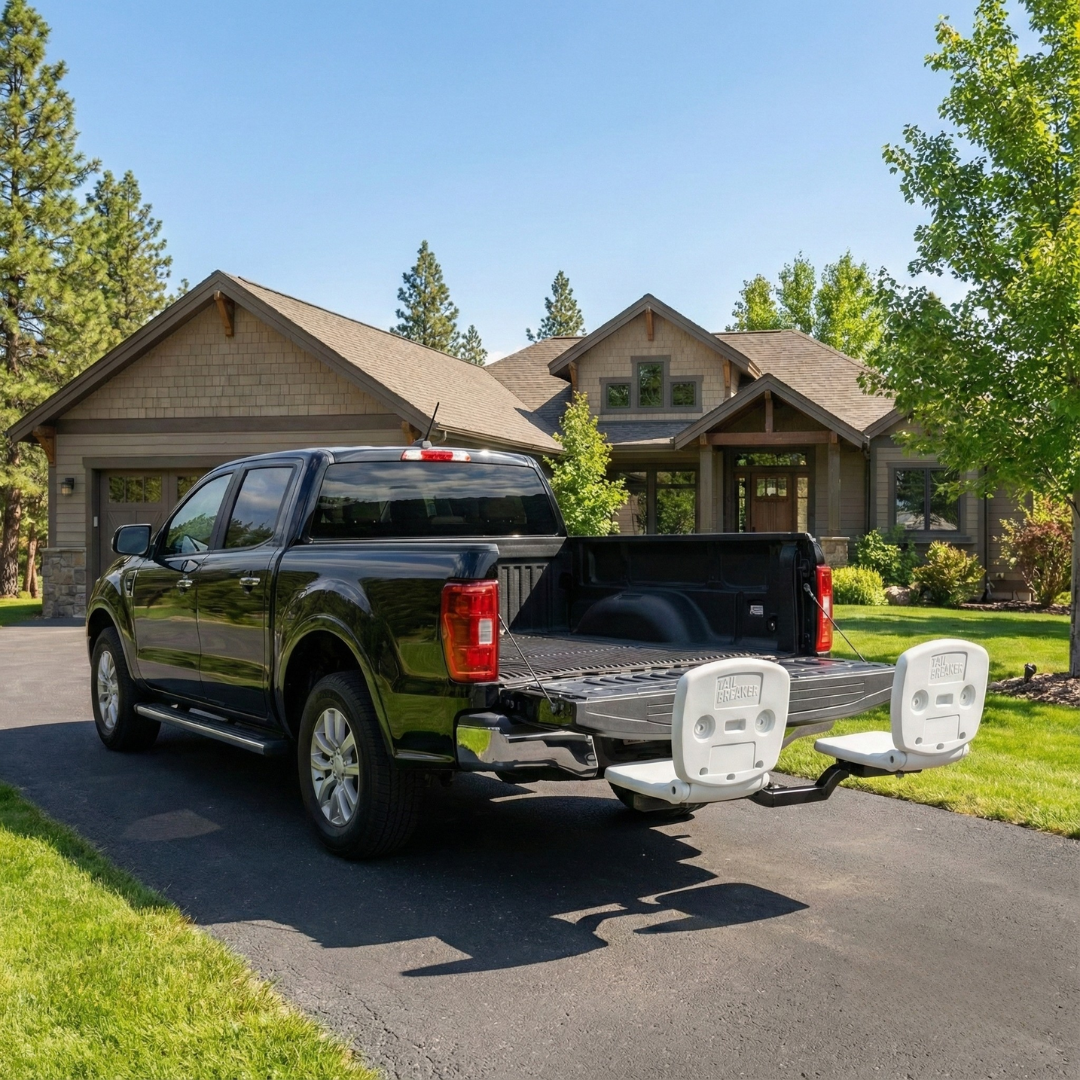 Tailbreaker: Hitch Mounted - 360° Dual Seating System