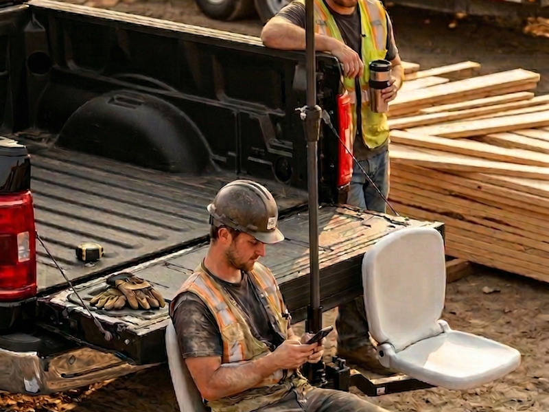 Crew using Tailbreaker as mobile workstation